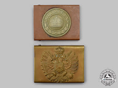 Germany, Imperial; Austria-Hungary, Empire. A Pair Of Enlisted Personnel Belt Buckles