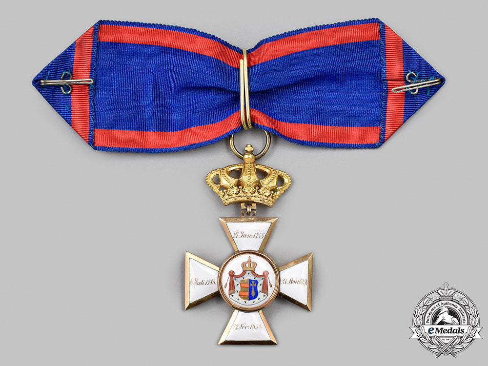 oldenburg,_grand_duchy._a_house_and_merit_order_of_peter_frederick_louis,_commander’s_cross_in_gold,_by_bernhard_knauer_64_m21_mnc4940_1_1
