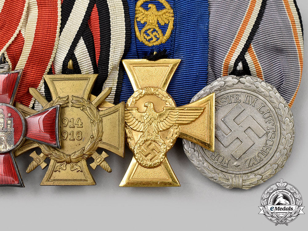 germany,_third_reich._a_medal_bar_for_first_world_war_and_police_service,_by_c.g._ulrich_65_m21_mnc1955_1