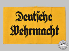 Germany, Wehrmacht. A Civilian Auxiliary’s Armband