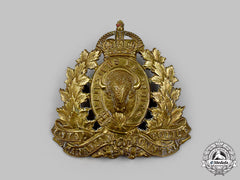 Canada, Commonwealth. A Royal Canadian Mounted Police (Rcmp) Cap Badge With King's Crown