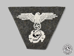 Germany, Ss. A Waffen-Ss Em/Nco’s Dachau-Style M43 Cap Insignia