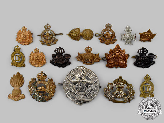 canada,_cef._a_lot_of_seventeen_pre-_first_war_and_first_war_cap_and_collar_badges_69_m21_mnc7110_1