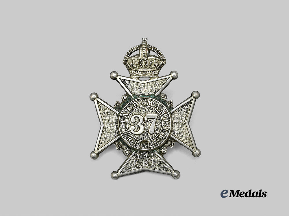 canada,_c_e_f._a37th_haldimand_rifles_first_war_cap_badge,_by_gaunt_e_medals__c7426_2