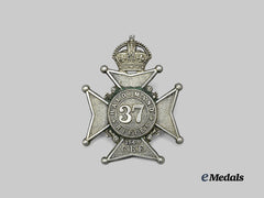 Canada, CEF. A 37th Haldimand Rifles First War Cap Badge, by Gaunt