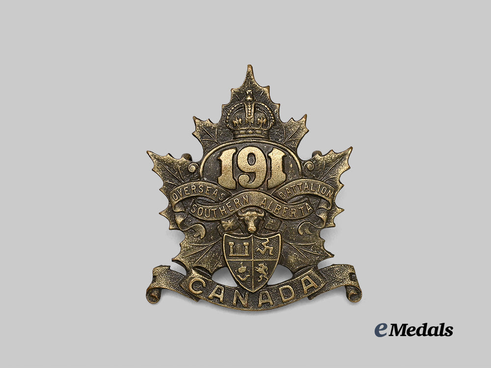 canada,_c_e_f._a191st_infantry_battalion"_south_alberta_regiment"_cap_badge_e_medals__c7276_2