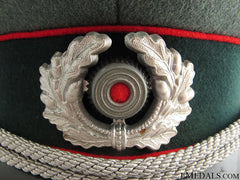 Army Flak Officer's Visor Cap