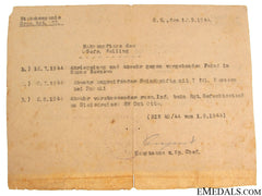 Wo Documents To Obergefreiten, Gren. Rgt. 257