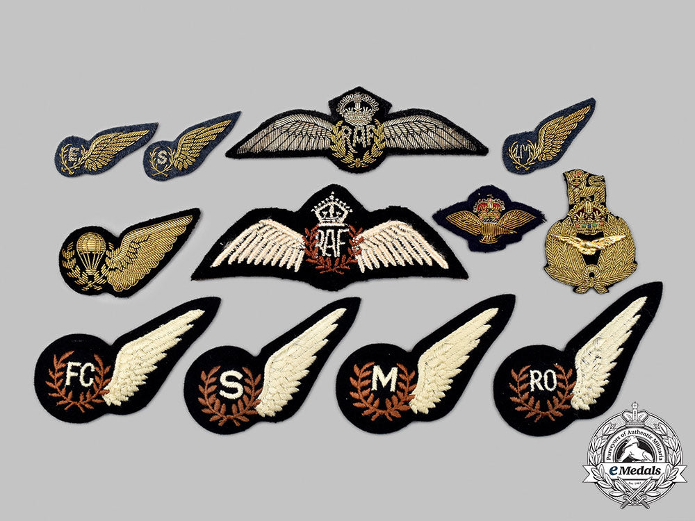 united_kingdom._a_lot_of_twelve_royal_air_force(_raf)_badges_72_m21_mnc7657_1_1