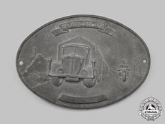 Germany, Wehrmacht. A Kraftwagen Transport-Regiment 616 Commemorative Plaque