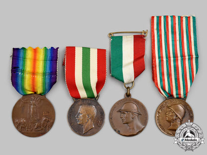 italy,_kingdom._four_medals&_awards_73_m21_mnc6868_1