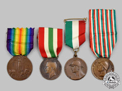 Italy, Kingdom. Four Medals & Awards