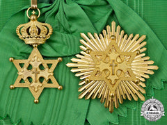 Ethiopia, Kingdom. An Order Of Solomon’s Seal, Grand Cross Set By Mappin & Webb, C. 1930