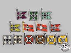 Germany, Third Reich. A Lot Of Winterhilfswerk Wehrmacht Standard Donation Badges