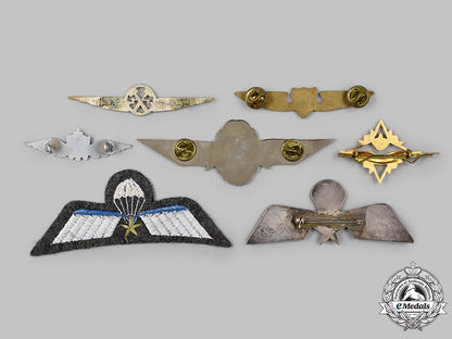 colombia,_germany,_italy,_netherlands,_norway,_international._a_lot_of_seven_flight_badges_76_m21_mnc7663_1_1