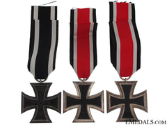 Three Iron Crosses 2Nd. Class