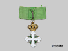 Italy, Kingdom. An Order Of St. Maurice And St. Lazarus, III Class Commander, in Gold, c.1900