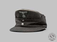 Germany, Ss. A Waffen-Ss Officer’s M43 Field Cap, C. 1944