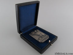 Silver (950) Gautag Badge In Cased