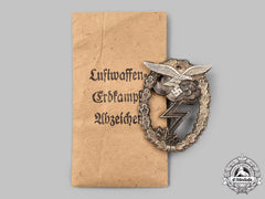 Germany, Luftwaffe. A Ground Assault Badge, By J.e. Hammer & Söhne
