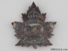 Wwi 156Th Infantry Battalion Cap Badge Cef