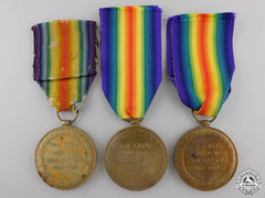 Three First War British Victory Medals