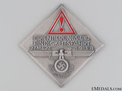 Nskk Automobile Orientation Ride Award 1938