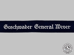 Germany, Luftwaffe. A Mint And Unissued Geschwader General Wever Cuff Title
