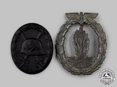 Germany, Wehrmacht. A Pair Of Service Badges
