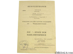 Army Group Of Documents, Gefreiten, Grenadier Rgt. 2