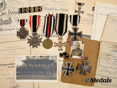 Germany, Imperial. A Golden Military Merit Cross Award Group to Ludwig Fröhlich, First and Second World War Combatant