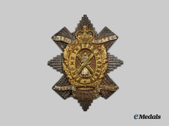 Canada, Commonwealth. A QEII Black Watch (Royal Highland Regiment of Canada) Officer's Glengarry Badge