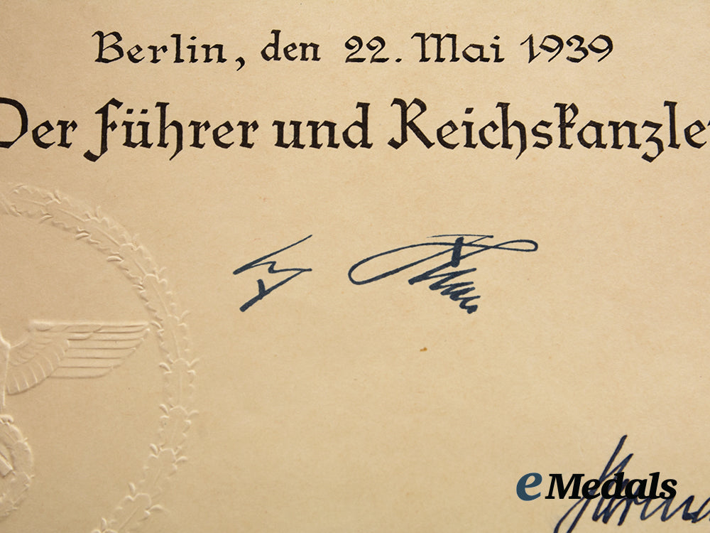 germany,_third_reich._a_forest_service_promotion_document_with_göring_signature__a_i1_0423