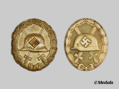 Germany, Third Reich. A Pair of Two Silver Grade Wound Badges, First Pattern and Second Pattern
