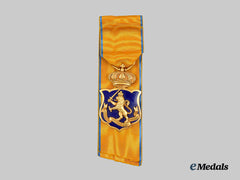 United States. An American Society of the Daughters of Holland Dames Insignia Badge in Gold