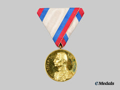 Serbia, Kingdom. A Medal for the Election of King Peter I 1804-1903