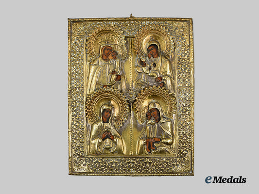 russia,_imperial._a_four_panel_icon_of_the_mother_of_god__a_i1_1121