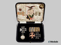 Germany, Imperial. A Superb Iron Cross Presentation Set for a First World War Combatant, with Custom Case
