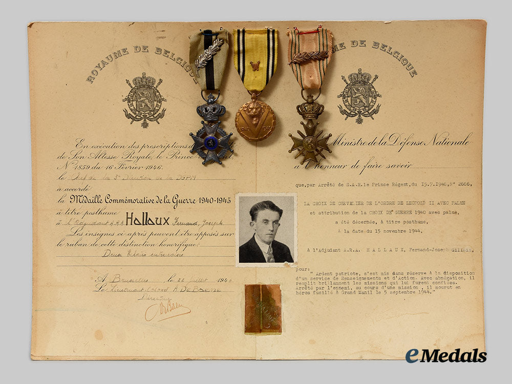 belgium,_kingdom._three_awards_to_fernand-_joseph_gillain_hallaux__a_i1_1356