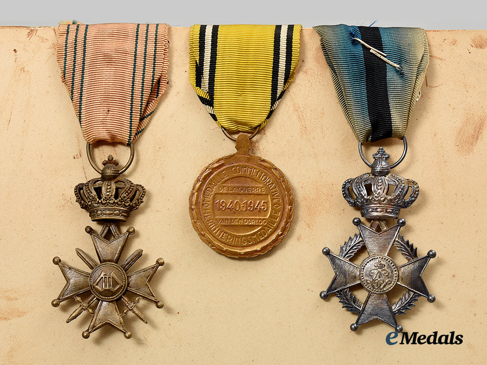 belgium,_kingdom._three_awards_to_fernand-_joseph_gillain_hallaux__a_i1_1360