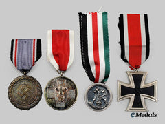 Germany, Federal Republic. A Lot of Four Medals, by Richard Souval, Exhibition Examples, c. 1980