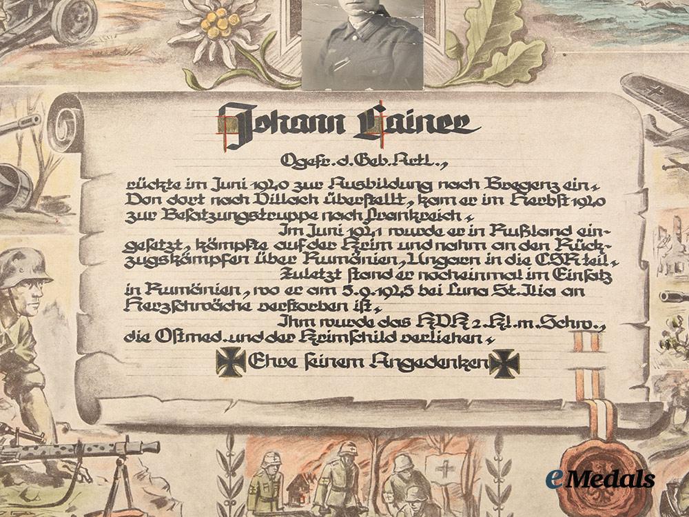 germany,_heer._an_award_presentation_set_to_obergefreiter_johann_lainer,_died_as_p_o_w__a_i1_1911