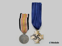 Germany, Third Reich. A Pair of Awards for Military and Civil Service