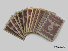 Germany, Third Reich. A Mixed Lot of Arbeitsbücher