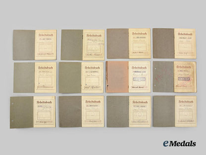 germany,_third_reich._a_mixed_lot_of_arbeitsbücher__a_i1_2565