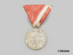 Croatia, Independent State. An Ante Pavelić Bravery Medal, by T. Krivak, c. 1941