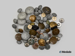 Croatia, Independent State. A Mixed Lot of Uniform Buttons