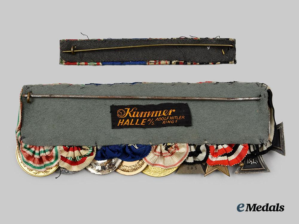 germany,_wehrmacht._a_medal_bar_for_first_world_war_and_luftwaffe_long_service,_with_ribbon_bar,_by_kummer__a_i1_3683