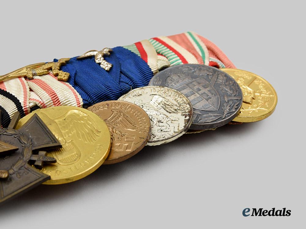 germany,_wehrmacht._a_medal_bar_for_first_world_war_and_luftwaffe_long_service,_with_ribbon_bar,_by_kummer__a_i1_3685