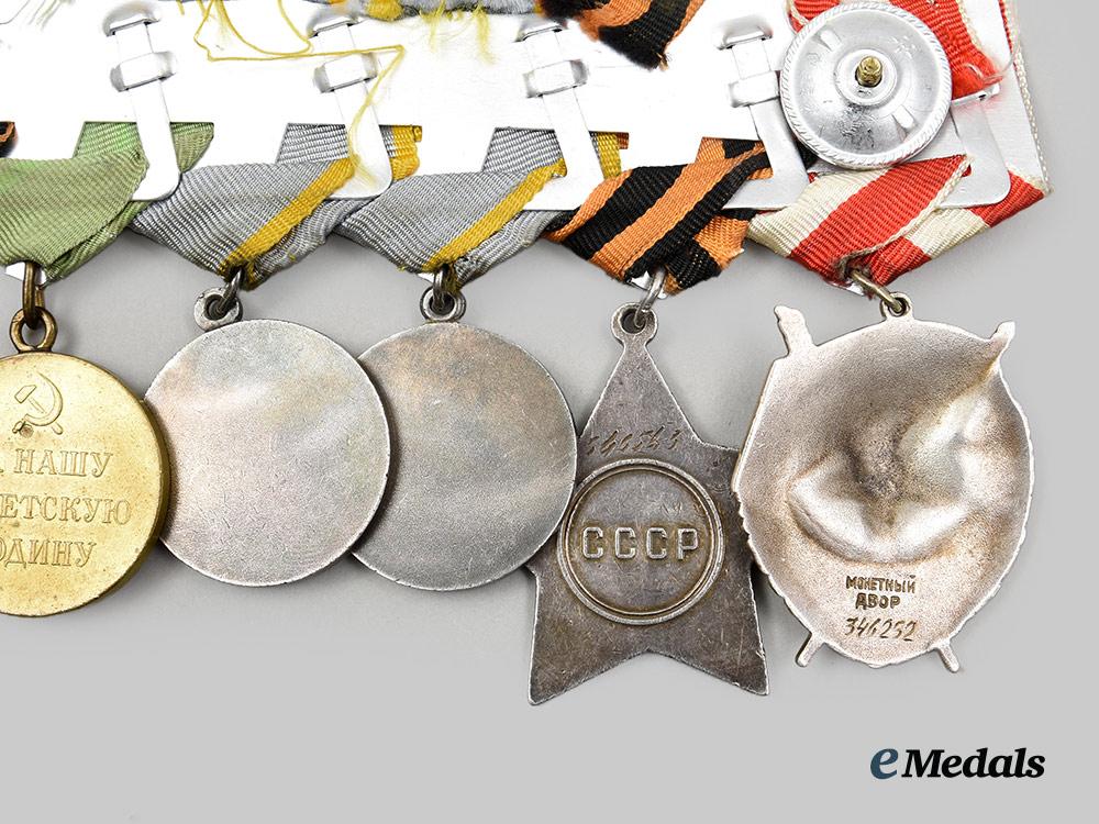 russia,_soviet_union._a_second_war_medal_bar_group_of_six_medals,_awards,_and_decorations__a_i1_3799